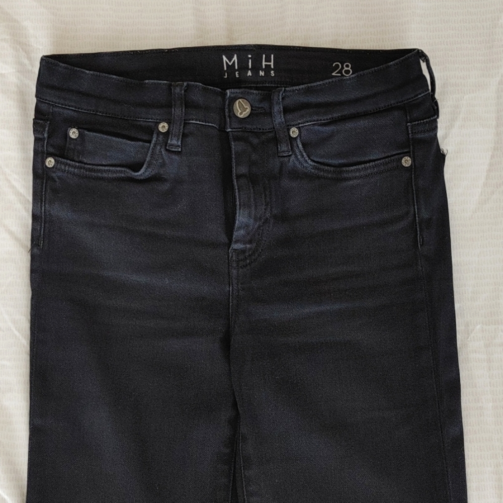 MiH Nouvelle black skinny jeans size 28, high rise pencil leg